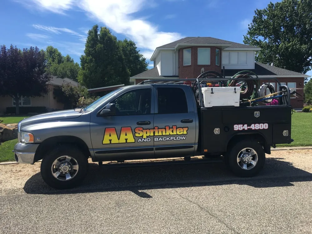 Slide of AA Sprinkler and Backflow