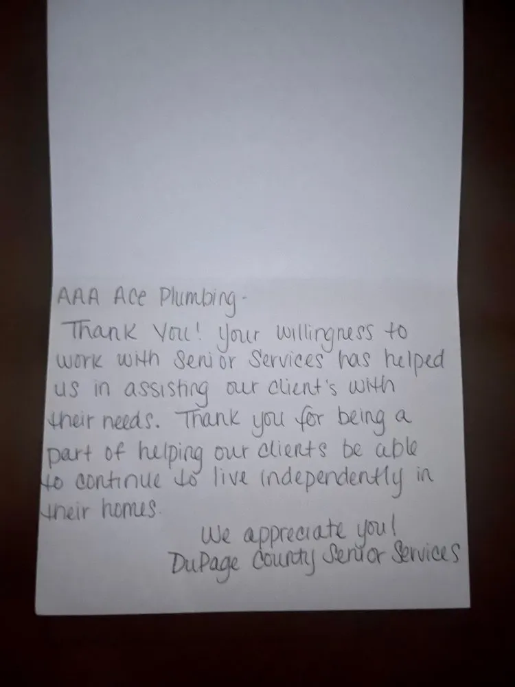 Slide of AAA-Ace Plumbing and Sewer Company