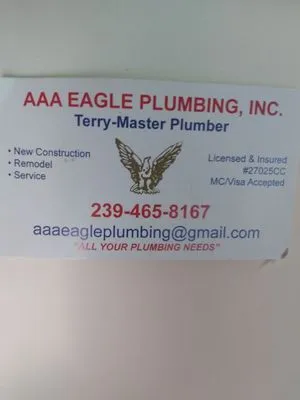 AAA Eagle Plumbing Logo