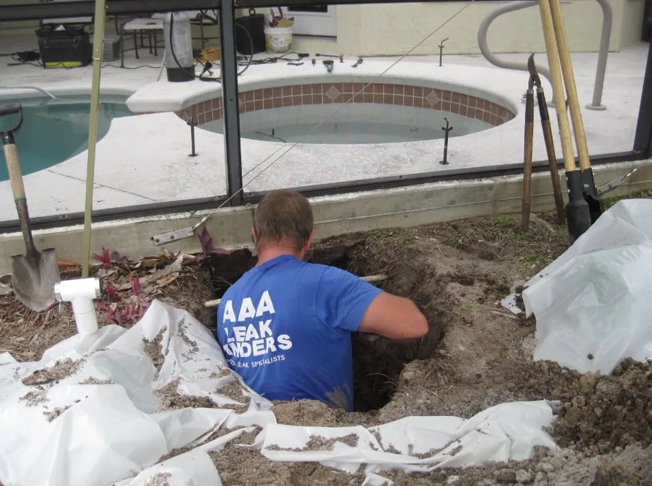 Slide of AAA Leak Finders Inc