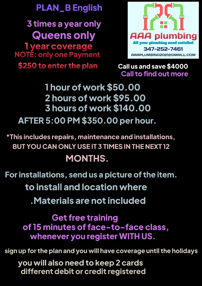 Slide of AAA Plumbing