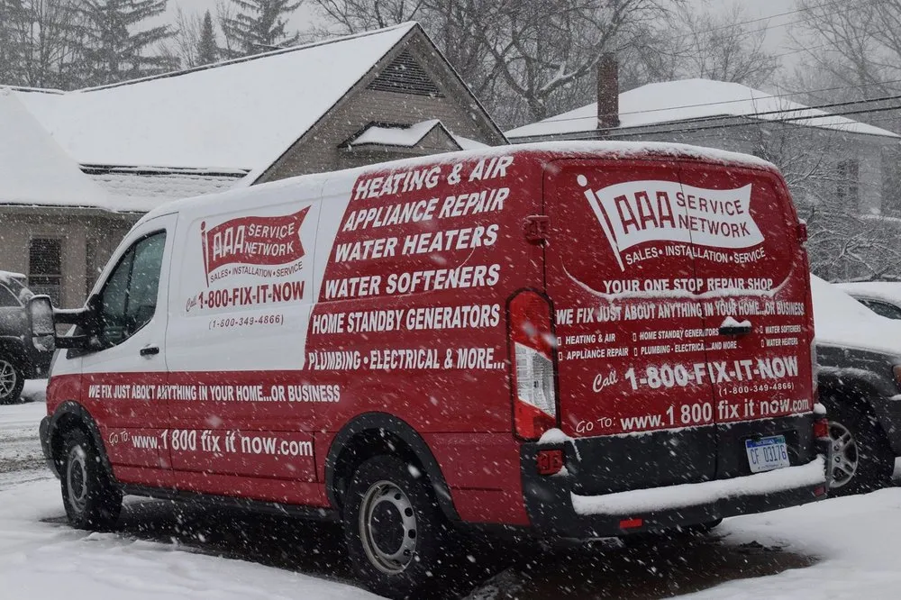 Slide of AAA Service Network & Parts