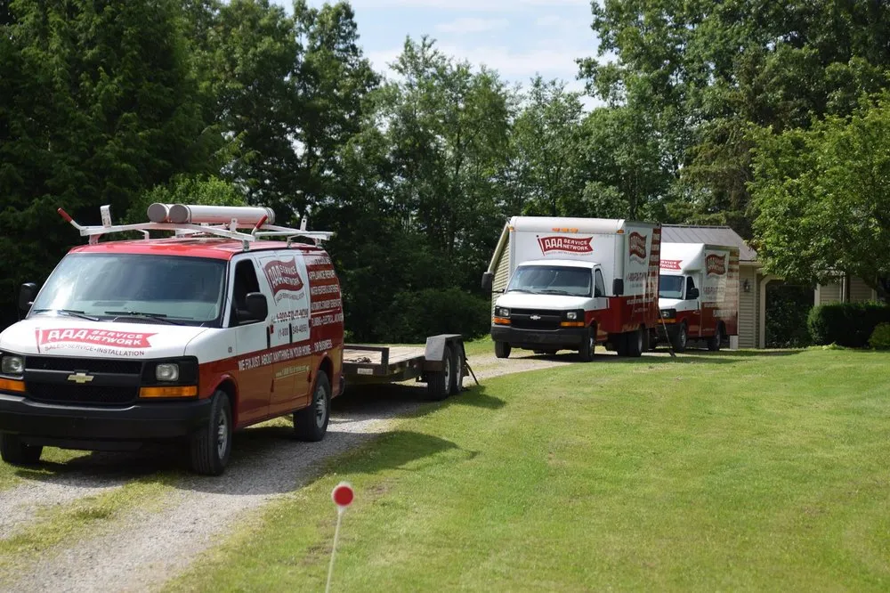 Slide of AAA Service Network & Parts