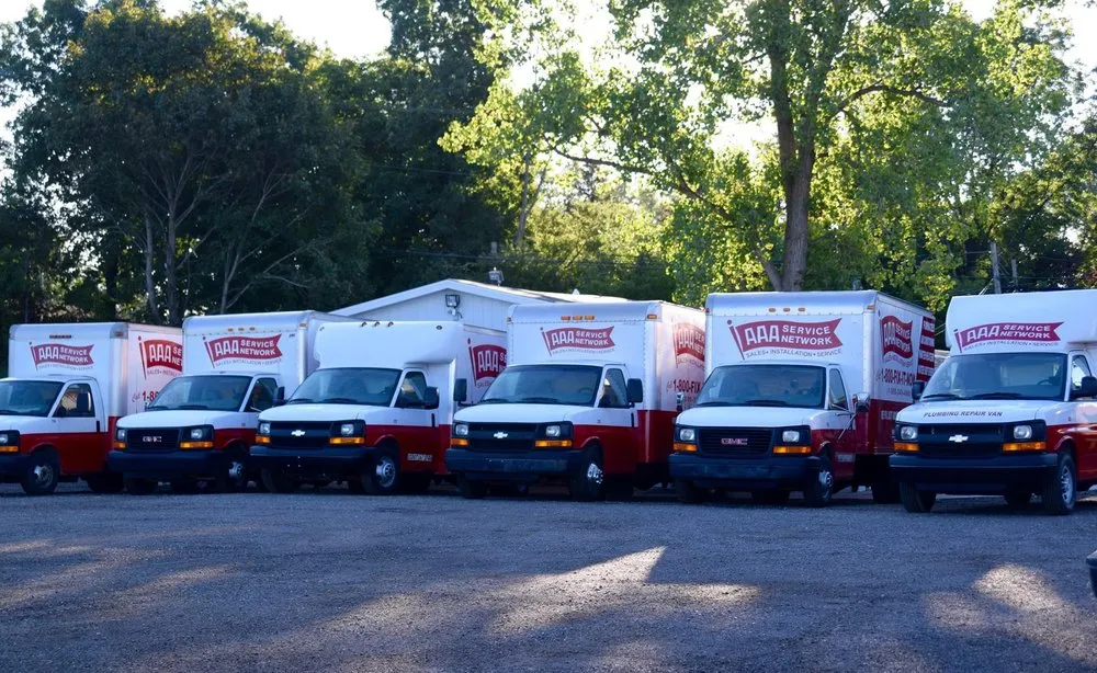 Slide of AAA Service Network & Parts