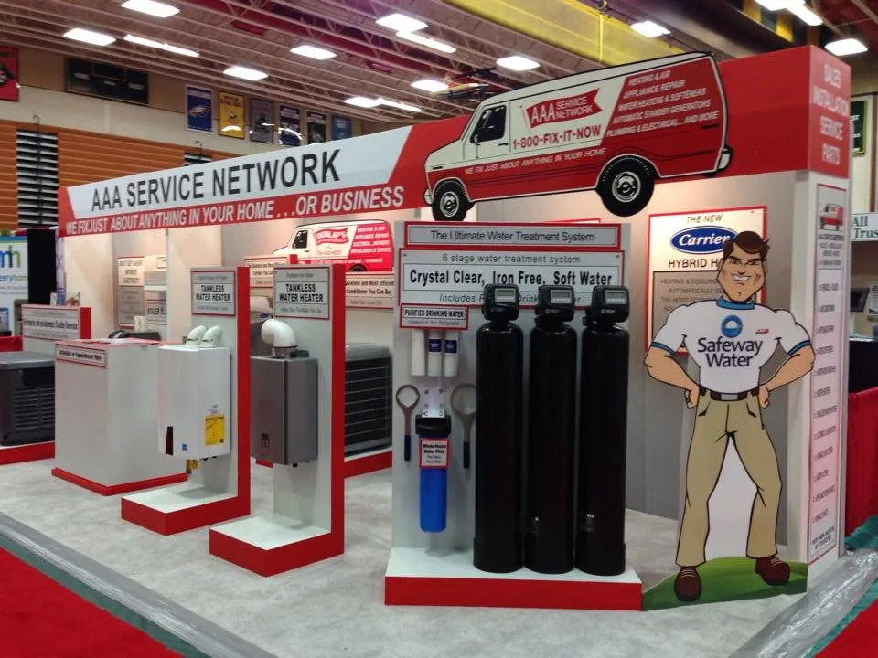 Slide of AAA Service Network & Parts