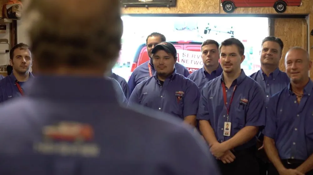 Slide of AAA Service Network