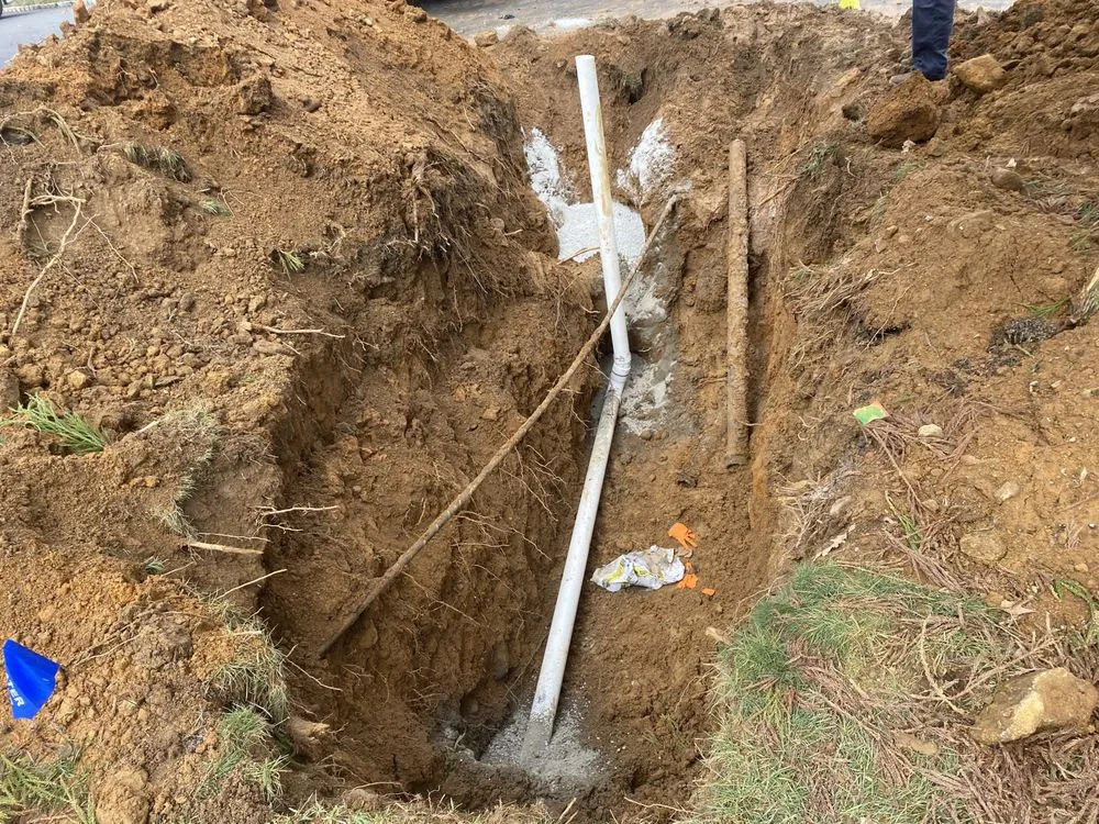 Slide of AAC Sewer and Drain