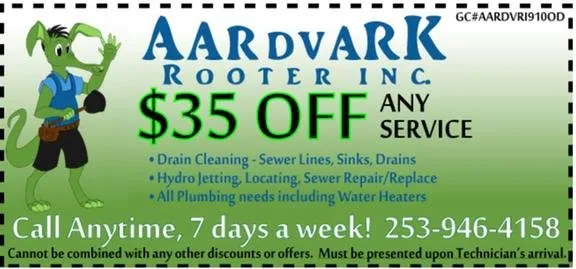 Slide of Aardvark Rooter