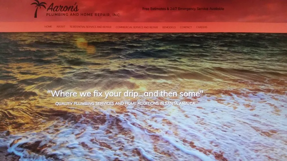 Top-rated water heater service experts serving Santa Ana, CA - Aaron's Plumbing and Home Repair