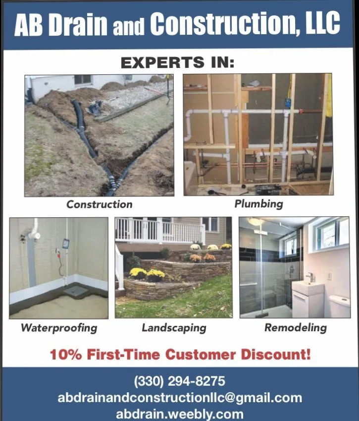 Slide of AB Drain and Construction