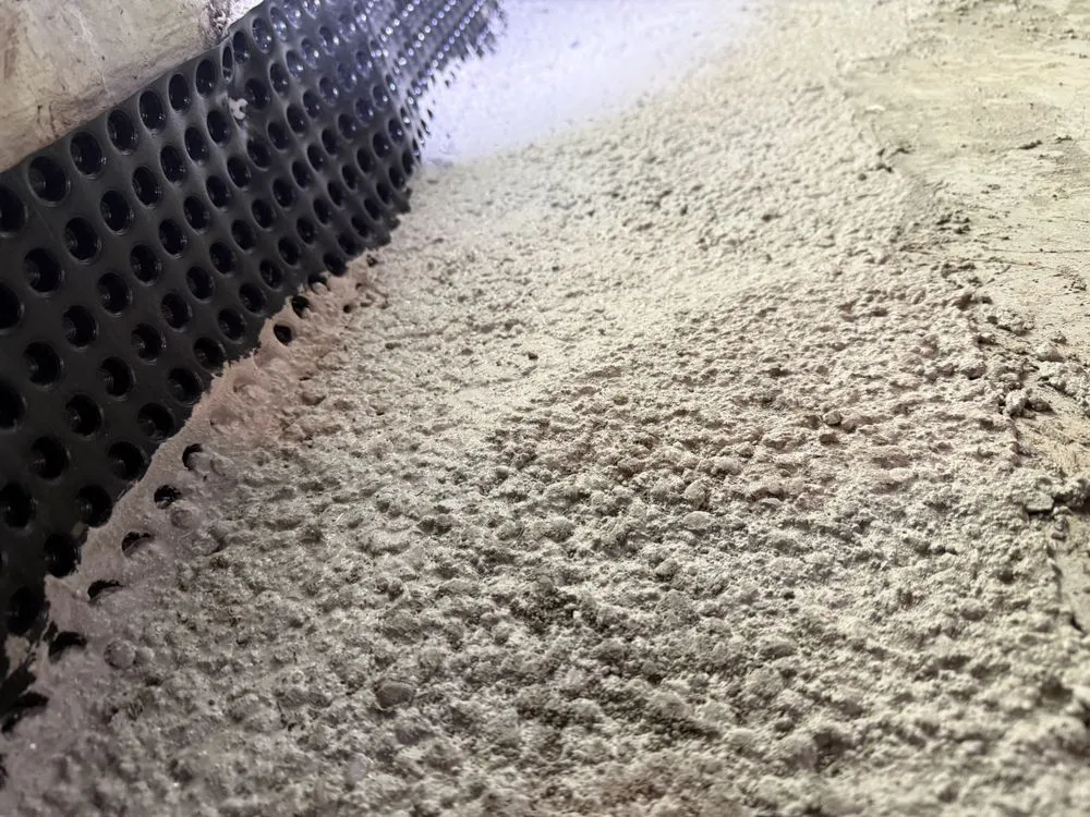 Slide of AB Drain and Construction