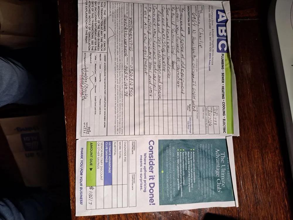 Slide of ABC Plumbing, Sewer, Heating, Cooling and Electric