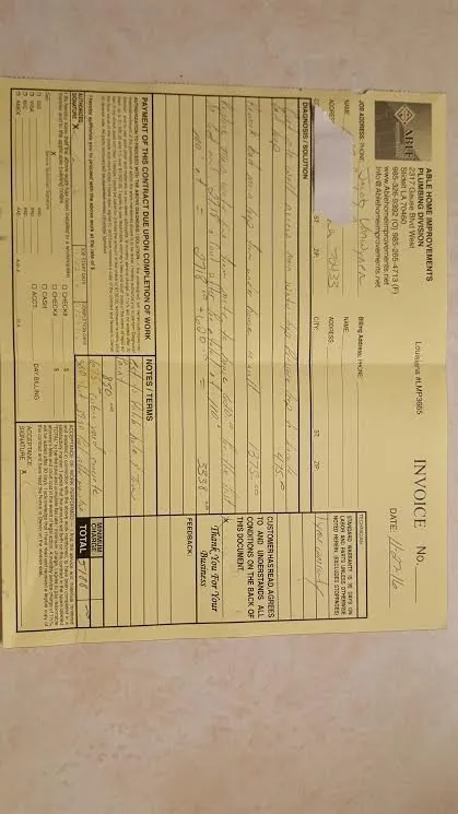 Slide of Able Drain & Plumbing Service