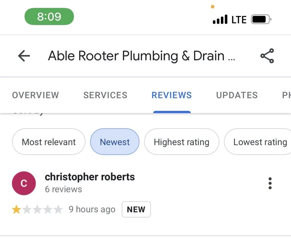 Slide of Able Plumbing & Drain Cleaing