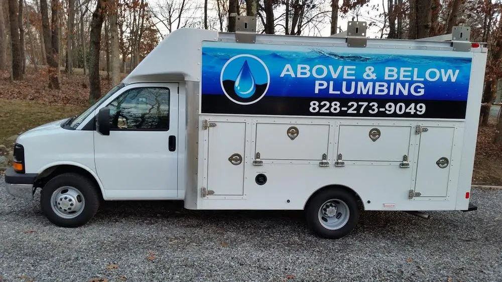 Quality drain cleaning in Candler, NC by Above & Below Plumbing
