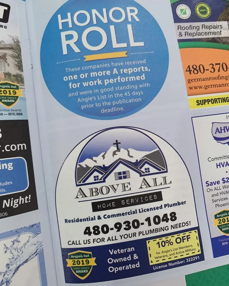 Slide of Above All Home Services