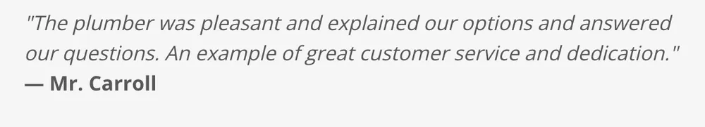 Slide of Above All Plumbing