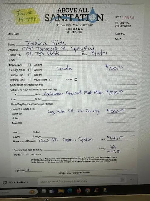 Slide of Above All Sanitation