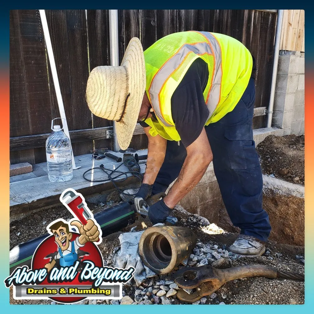 Slide of Above and Beyond Drains & Plumbing