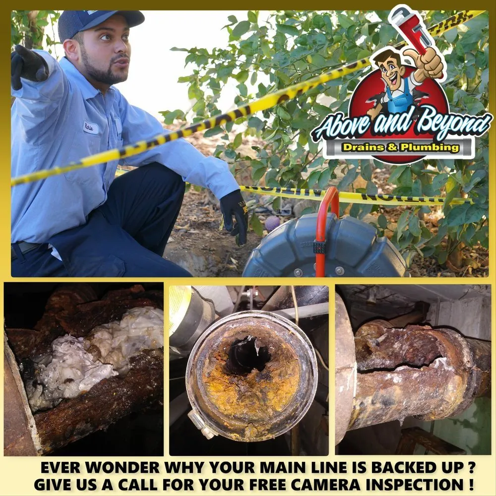 Slide of Above and Beyond Drains & Plumbing