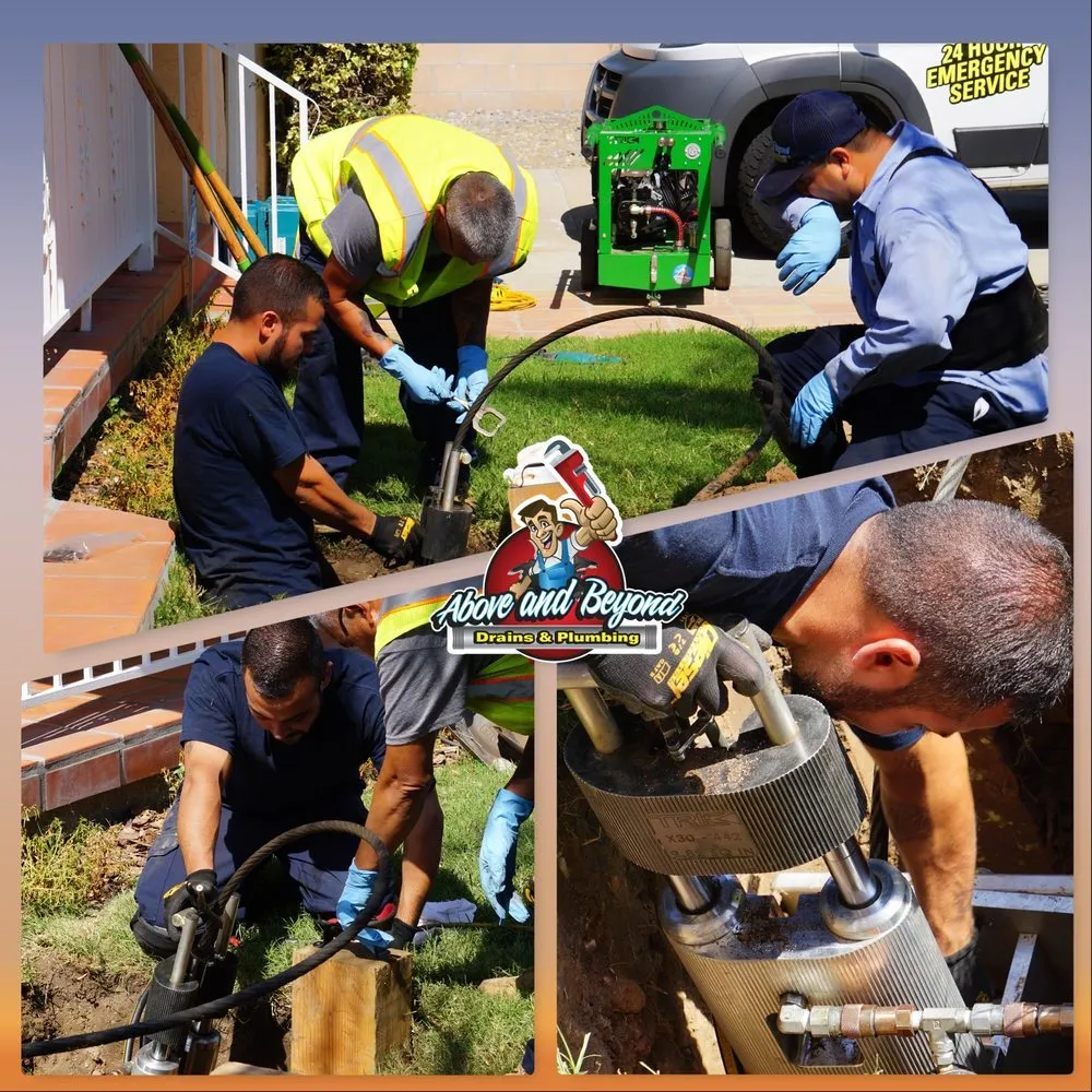 Slide of Above and Beyond Drains & Plumbing