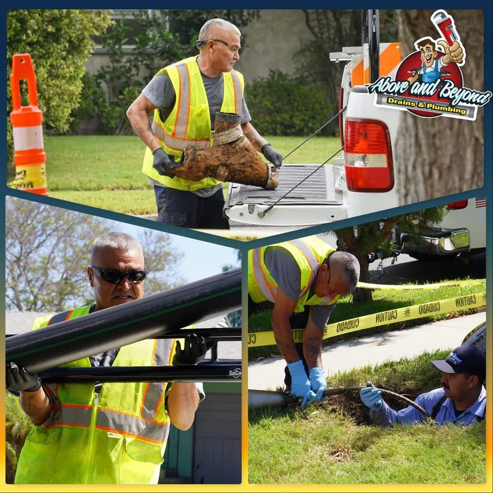 Slide of Above and Beyond Drains & Plumbing