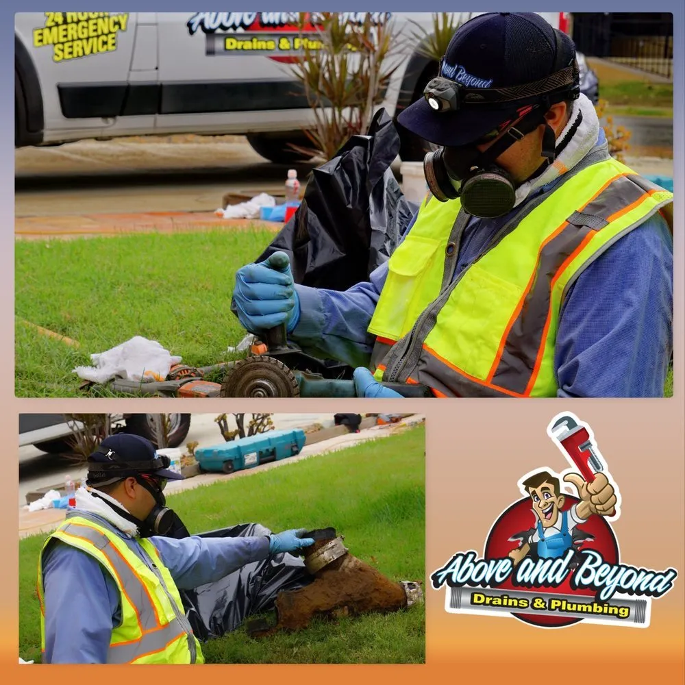 Slide of Above and Beyond Drains & Plumbing