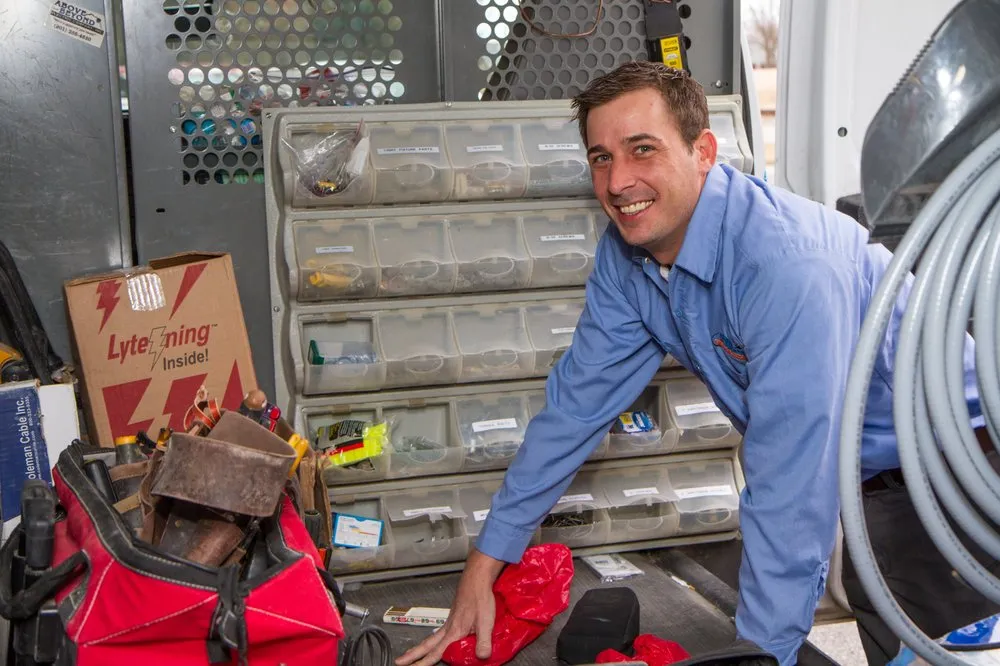 Slide of Above and Beyond Electric Company