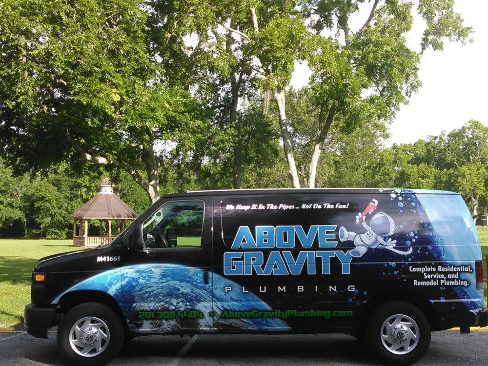 Slide of Above Gravity Plumbing