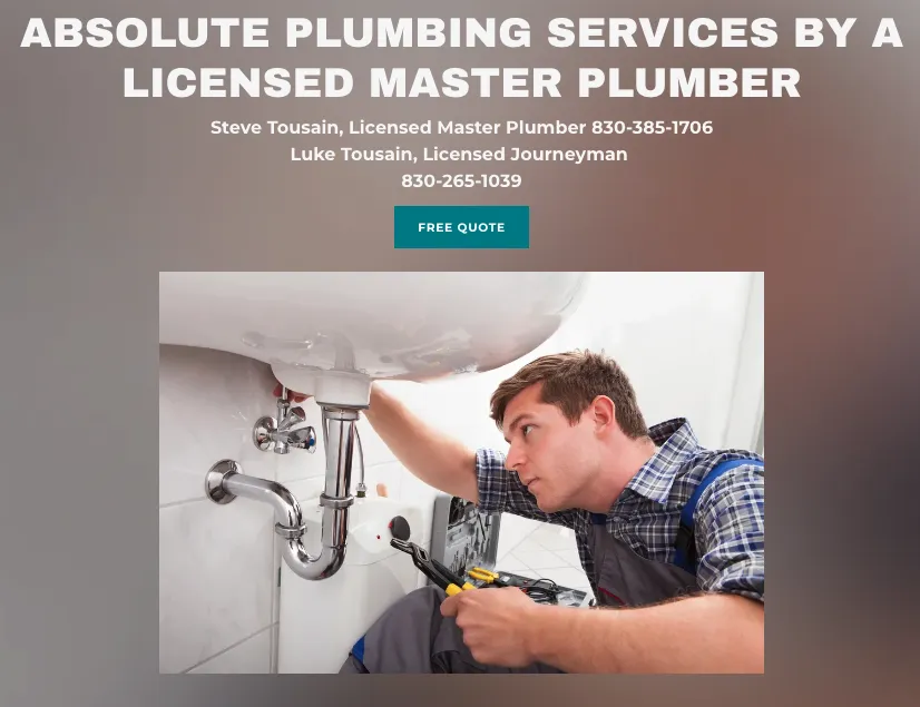 Slide of Absolute Plumbing