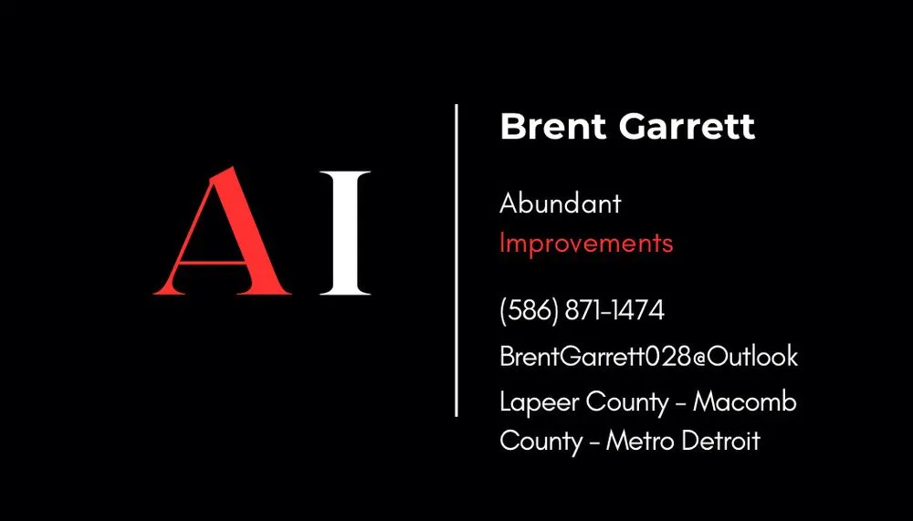 Slide of Abundant Improvements