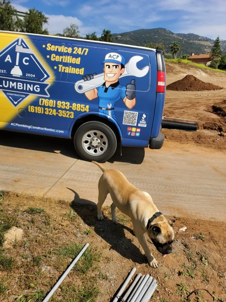 Slide of AC Plumbing Construction