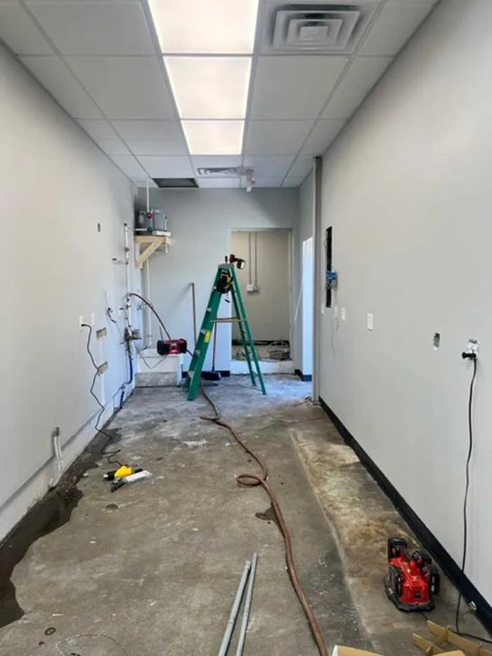 Slide of Accelerated Plumbing and Electric