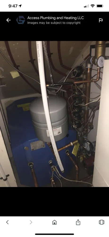 Slide of Access plumbing and heating