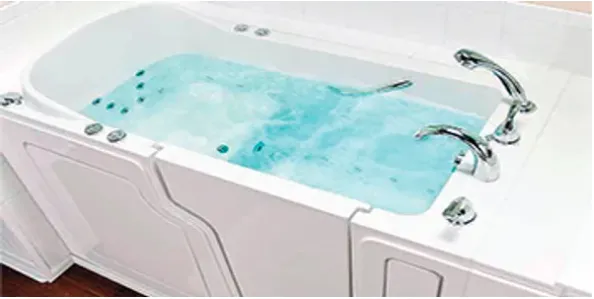 Slide of Access Walk In Tub