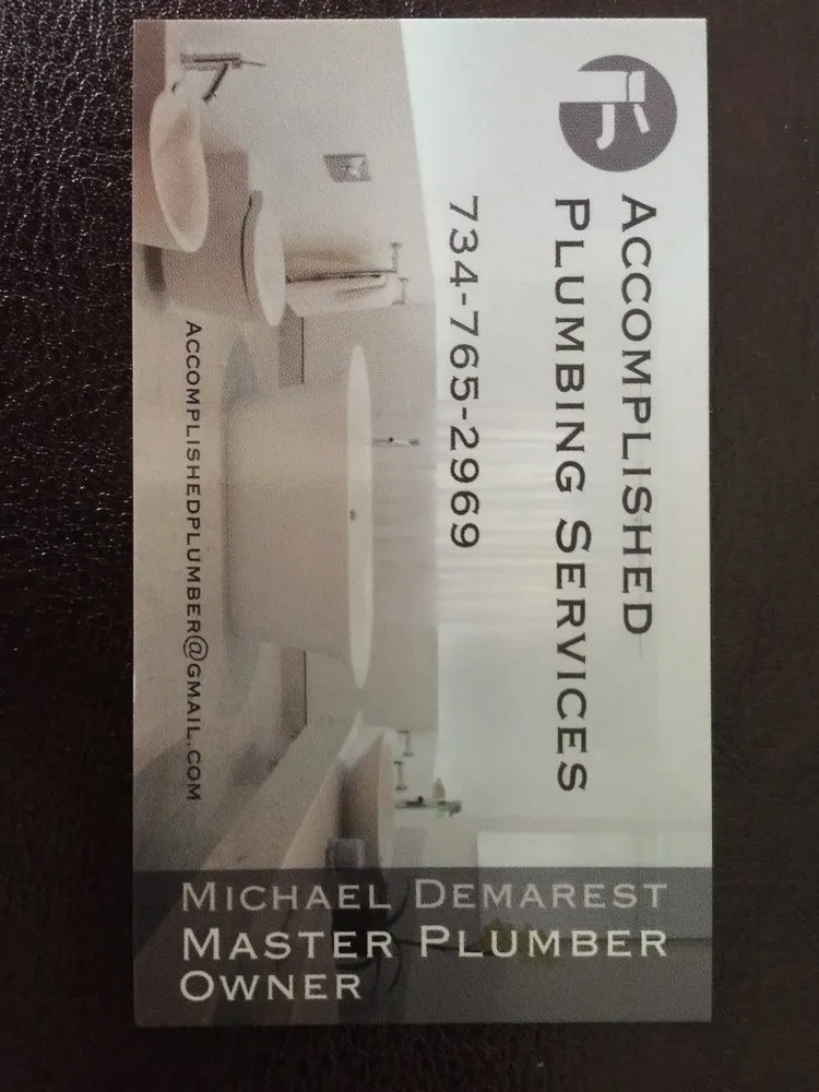 Slide of Accomplished Plumbing Services