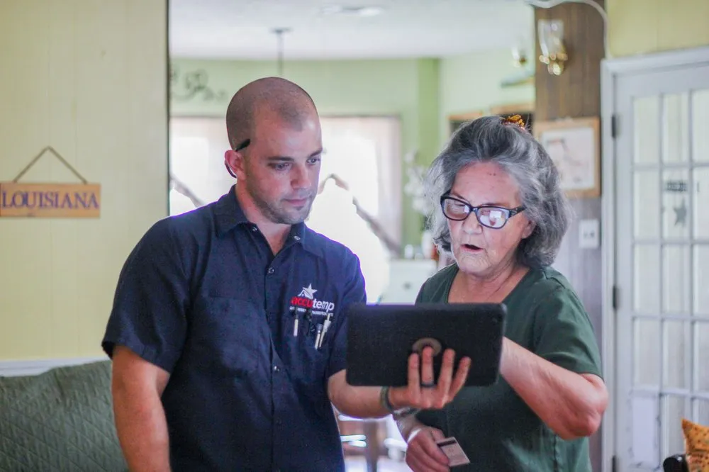 Slide of AccuTemp Services