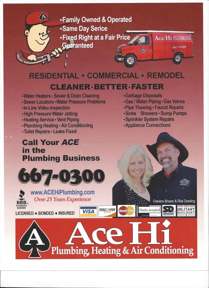 Professional plumbing repair in Loveland, CO by Ace Hi Plumbing & Heating & Air