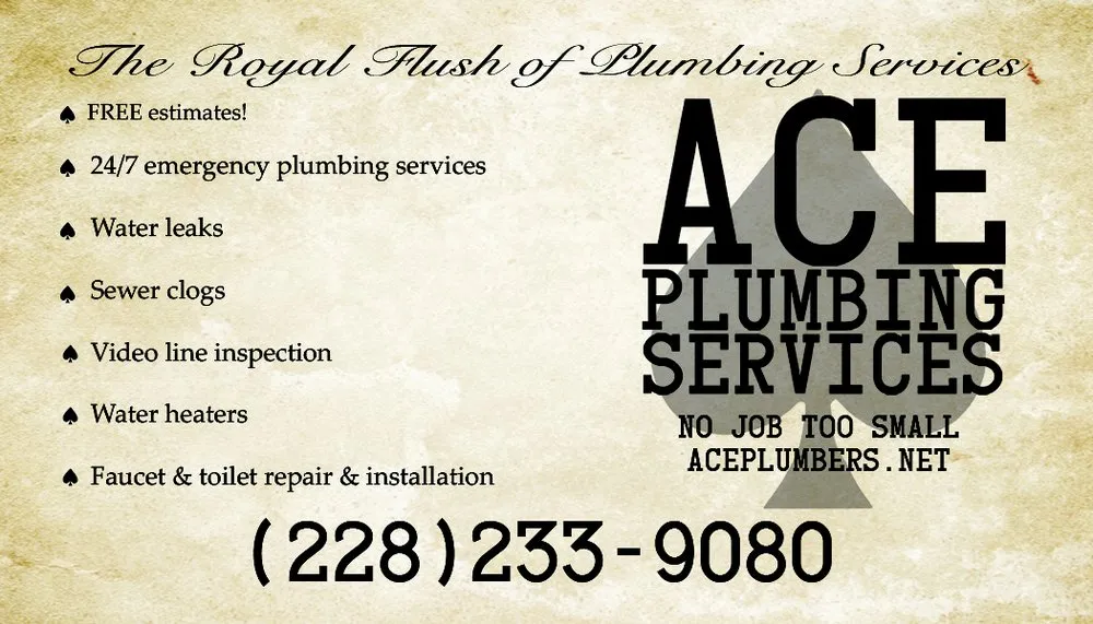 Slide of Ace Plumbing Services
