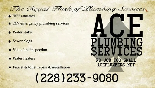Ace Plumbing Services Logo