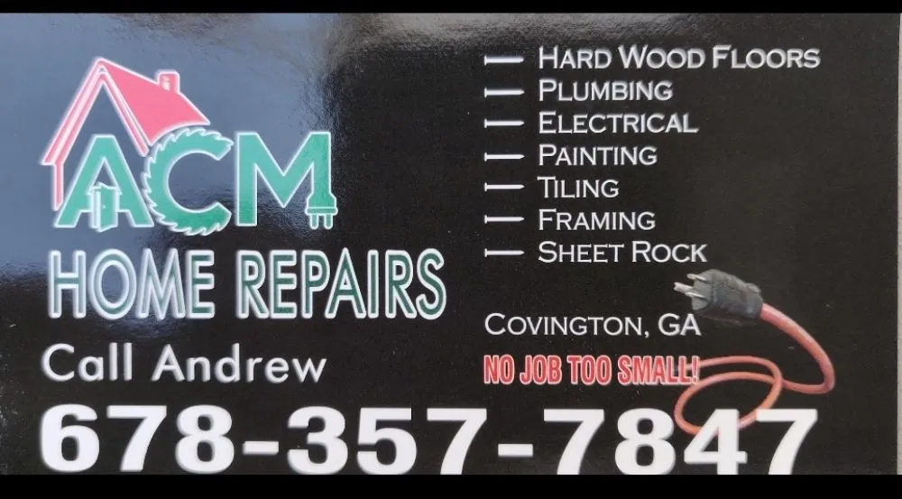 Slide of ACM Home Repairs