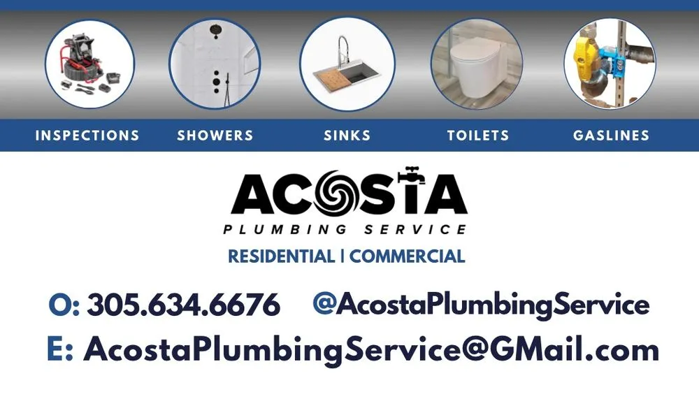 Slide of Acosta Plumbing Service