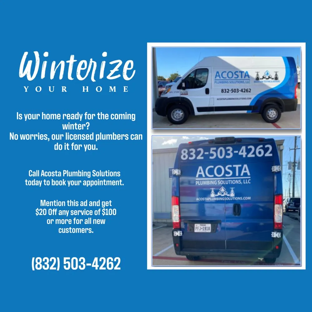 Slide of Acosta Plumbing Solutions