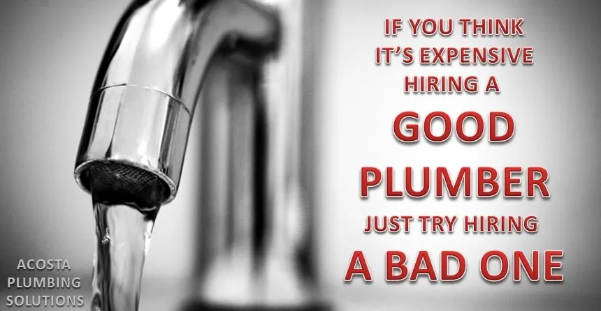 Slide of Acosta Plumbing Solutions