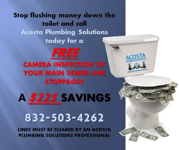 Expert pipe repair for homes in Katy, TX by Acosta Plumbing Solutions