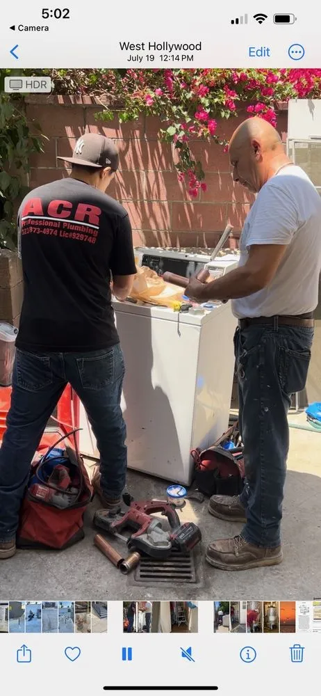 Slide of ACR Professional Plumbing