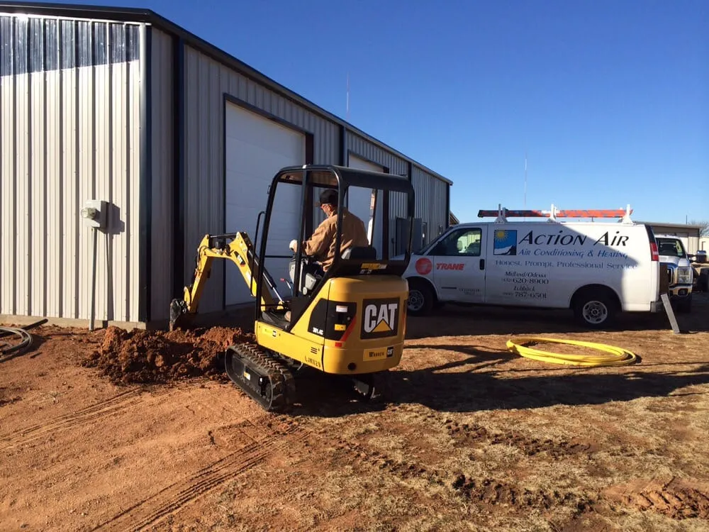 Slide of Action Air Plumbing Company