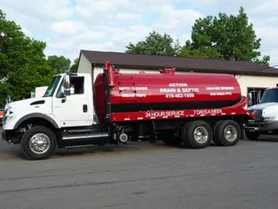 Slide of Action Drain & Septic