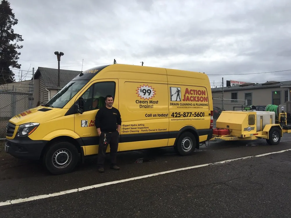 Slide of Action Jackson Drain Cleaning & Plumbing