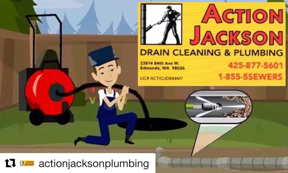 Slide of Action Jackson Drain Cleaning & Plumbing